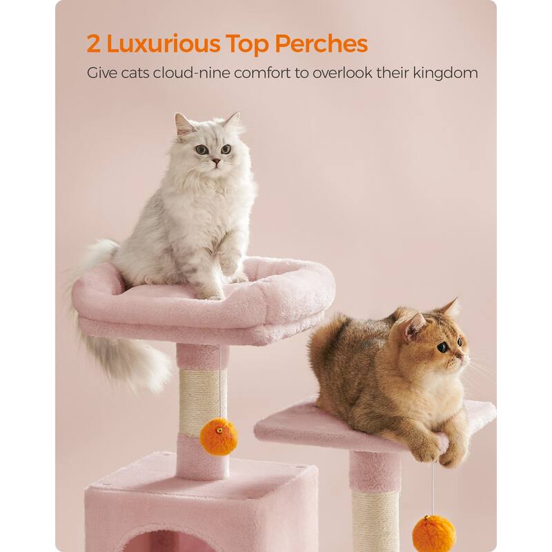 Multi-Level Cat Tree with Perches Caves and Scratching Posts