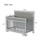 preview thumbnail 9 of 64, Certified Baby Safe Crib, Pine Solid Wood, Non-Toxic Finish, JPMA Certified