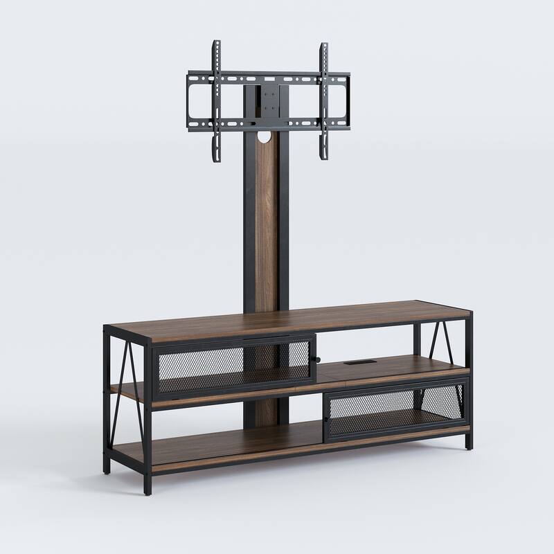 Modern Swivel Mount with Power Outlet for TV up to 70" - 50 inches