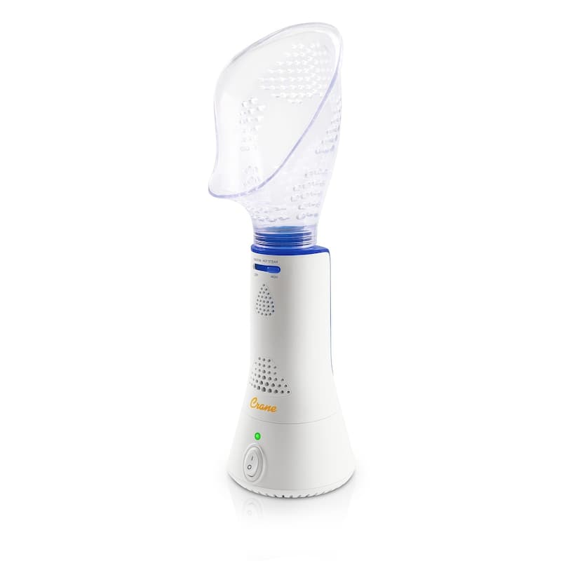 Crane Corded Steam Inhaler - Bacteria Free Mist - 30 ML - White