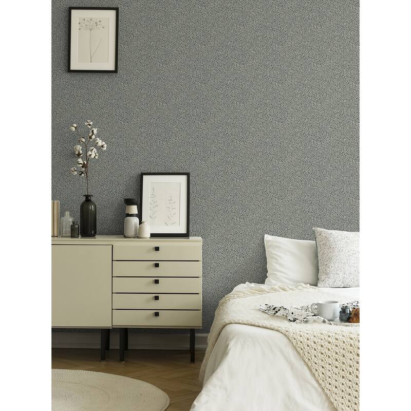 A-Street Prints Anna Dark Blue Fern Trail Wallpaper