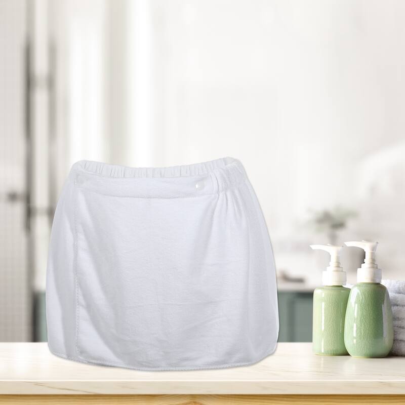 2 Pcs Men's Bath Wrap Towel, Body Wrap for Shower Spa, Adjustable Robes