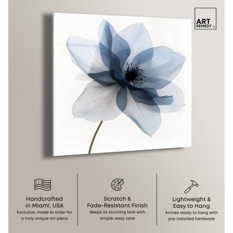 Morning Petalia I Acrylic by Art Remedy, Ready to Hang