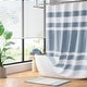 preview thumbnail 2 of 130, Madison Park Spa Waffle Shower Curtain with 3M Treatment