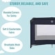 preview thumbnail 12 of 26, Dream On Me Zazzy Portable Playard with Bassinet