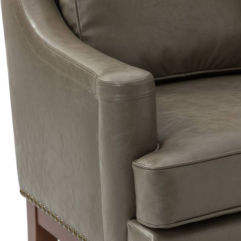 Etienne Comfy Living Room Armchair with Apron Design by HULALA HOME