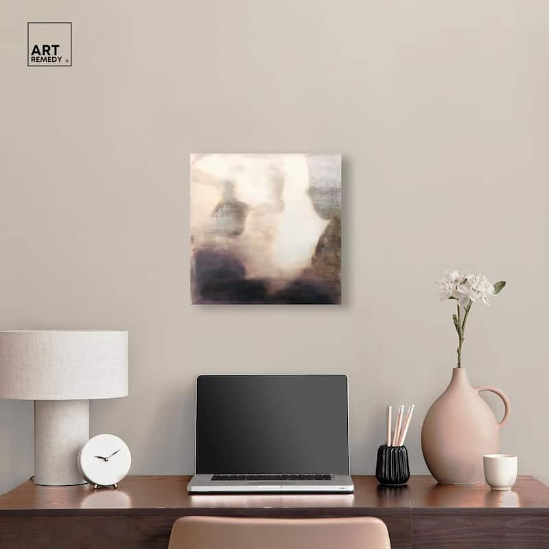 Pale Taupe I Canvas by Art Remedy, Gallery Wrapped