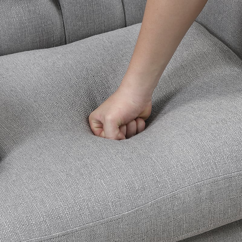 Haven 29" Textured Accent Chair - Button-tufted Chair Back