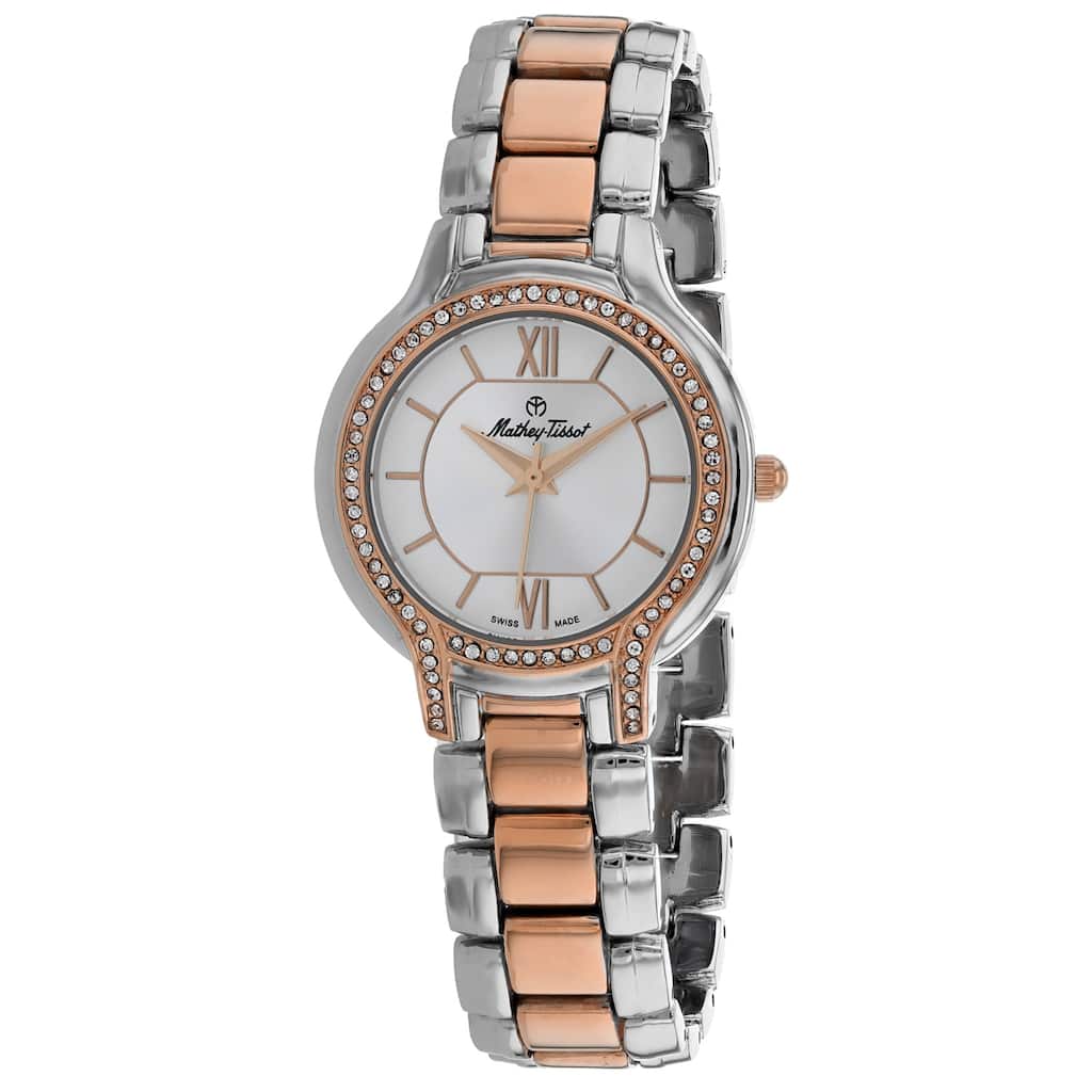 Mathey Tissot Women's Fleury III Silver Dial Watch - D2781RG - 6 (36)