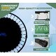 preview thumbnail 3 of 4, Upper Bounce 40" Rebounder Exercise Fitness Trampoline with Durable Jumping Mat, Portable & Foldable Workout Trampoline