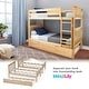 preview thumbnail 42 of 59, Max and Lily Twin over Twin Bunk Bed with Trundle