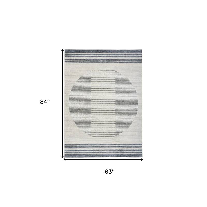 HomeRoots Geometric Modern Rectangle Area Rug