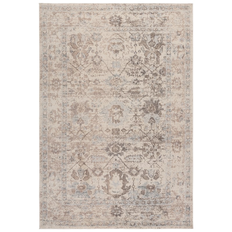 SAFAVIEH Madison Ditchka Medallion Rug - 5'3" x 7'6" - Ivory/Beige Grey