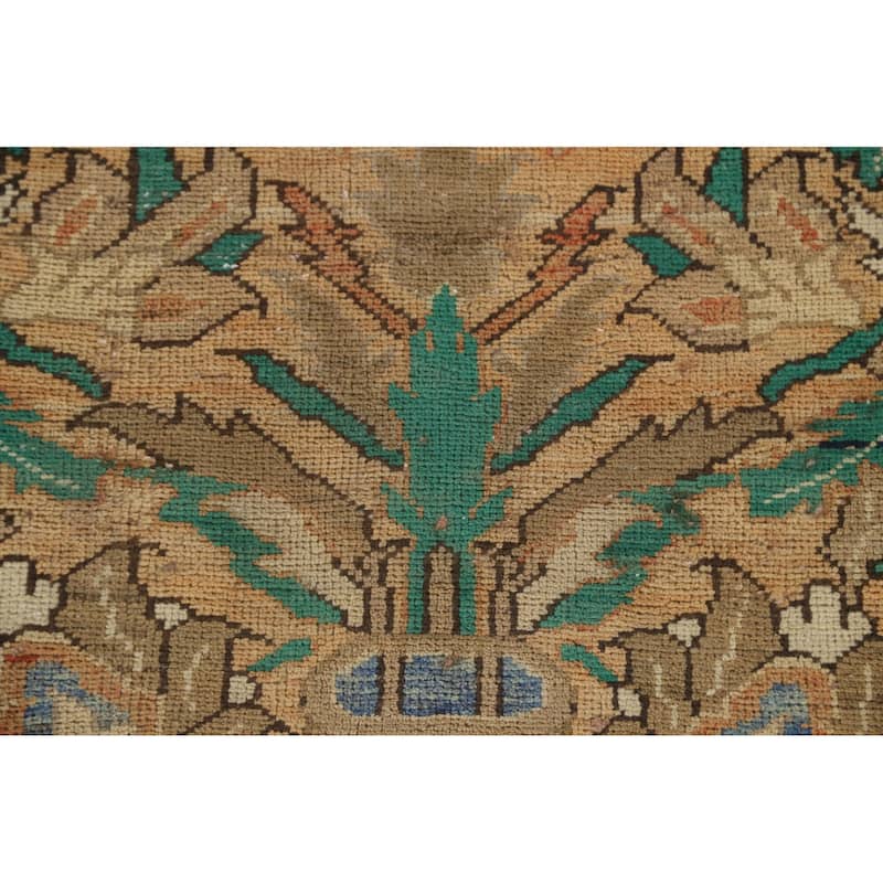 Traditional Bakhtiari Persian Vintage Area Rug Handmade Wool Carpet - 6'11"x 10'8"