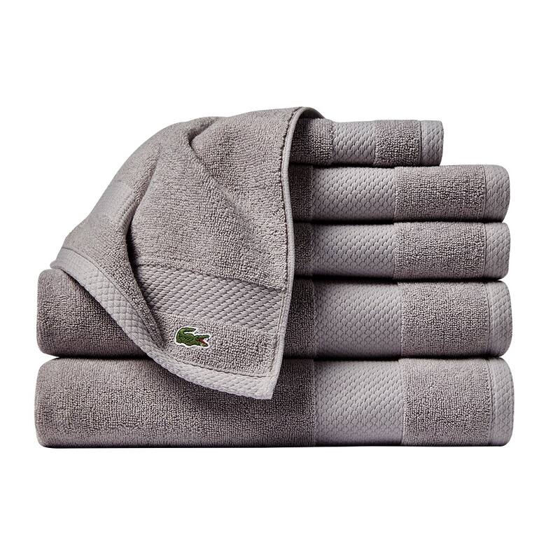 Lacoste Heritage Supima 100% Cotton 6 Piece Towel Set
