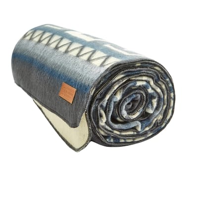 HomeRoots Ultra Soft Dark Gray Southwest Handmade Blanket