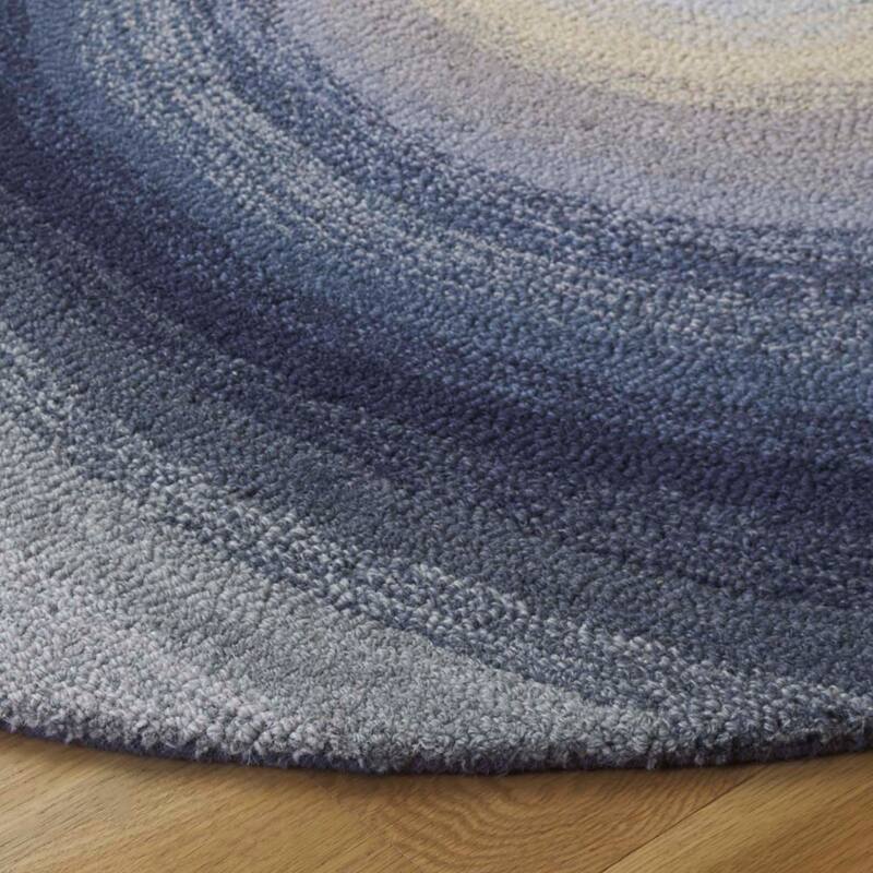 SAFAVIEH Handmade Novelty Vasila Swirl Wool Rug