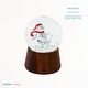 preview thumbnail 11 of 12, Nambe Skating Penguin Snow Globe - 5.25"H x 3.7"D