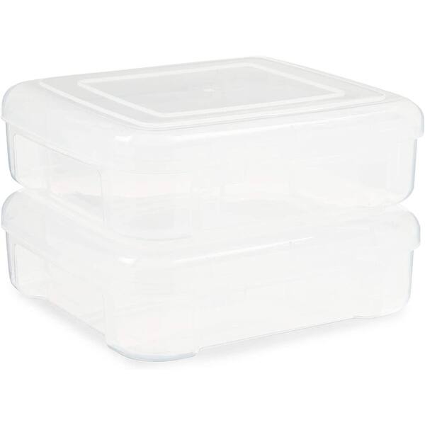Stackable Plastic Craft Storage Containers for Origami Paper (2 Pack ...