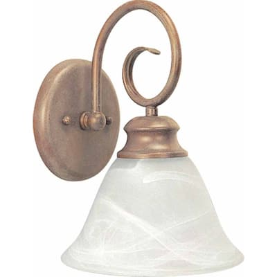 Volume Lighting Troy Single Light 11" Tall Bathroom Sconce