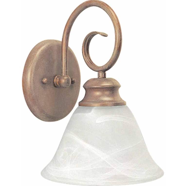 Volume Lighting Troy Single Light 11" Tall Bathroom Sconce