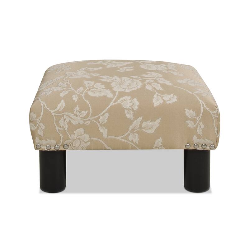 Jules 16" Square Footstool Ottoman
