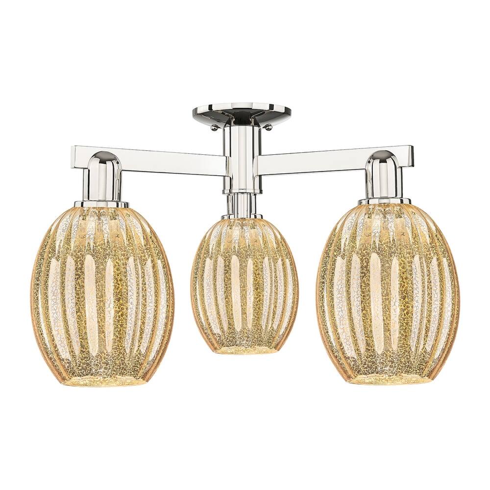 Innovations Lighting 716-3F-13-24 Preston Semi-Flush Preston 3 Light