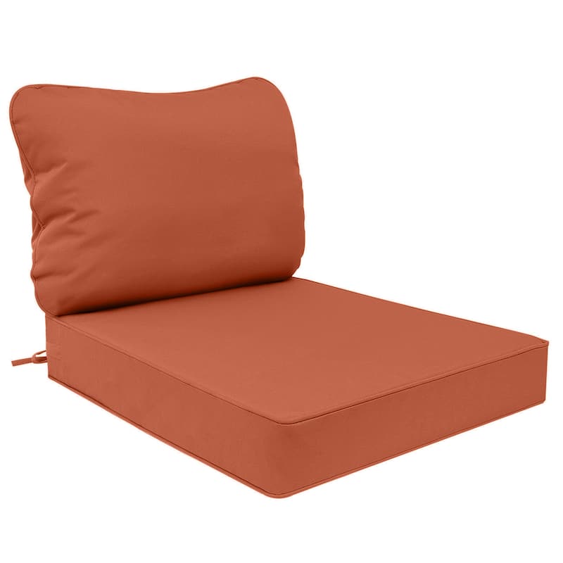 Waterproof Outdoor Deep Seat Cushion Set for Patio Furniture and Chairs
