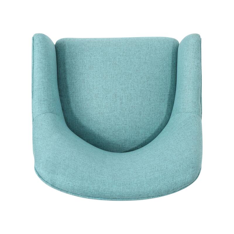 Johnson Mid Century Modern Fabric Home Office Chair with Chrome Base by Christopher Knight Home - N/A