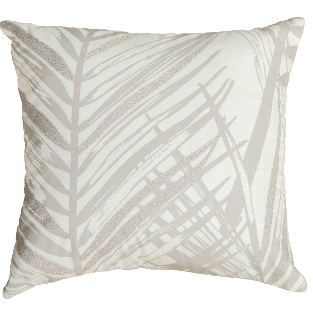 Rizzy Collection Modern Botanical Throw Pillow