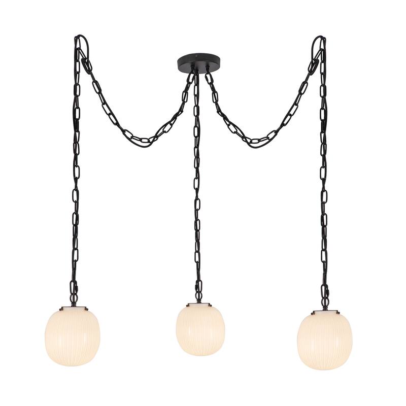 Alora Lighting MP579707 Cherise 3 Light 7" Wide Multi Light Pendant