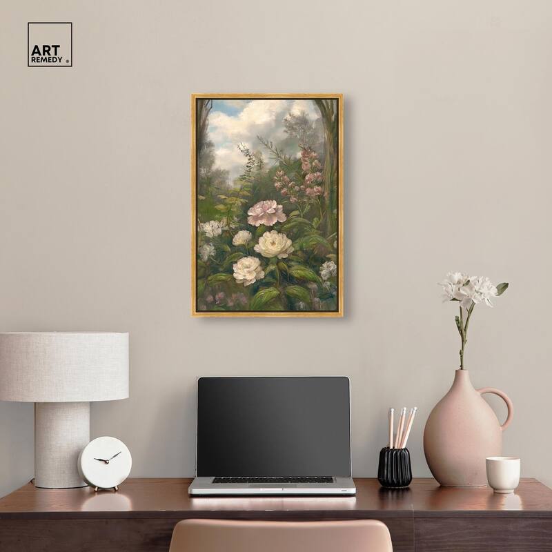 Woodland Bloom Canvas by Art Remedy