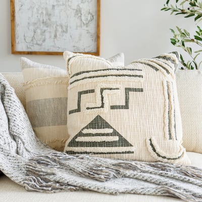 Harpreet Geometric Modern Throw Pillow
