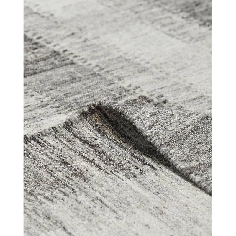 Overton Handmade Modern Contemporary Striped Area Rug