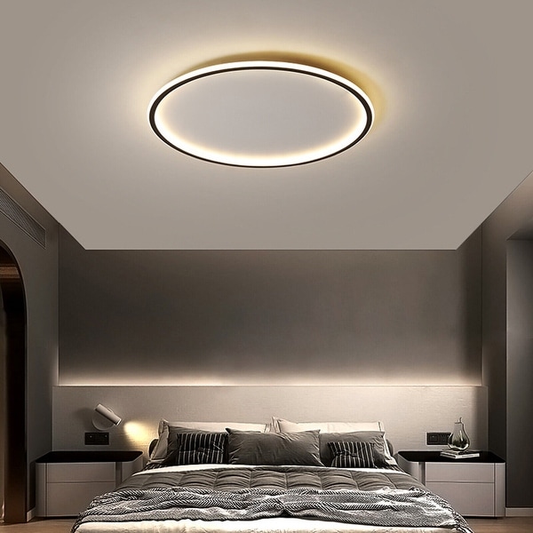 Modern Dimmable Simple Flush Mount LED Ceiling Light On Sale Bed Bath Beyond 36098034