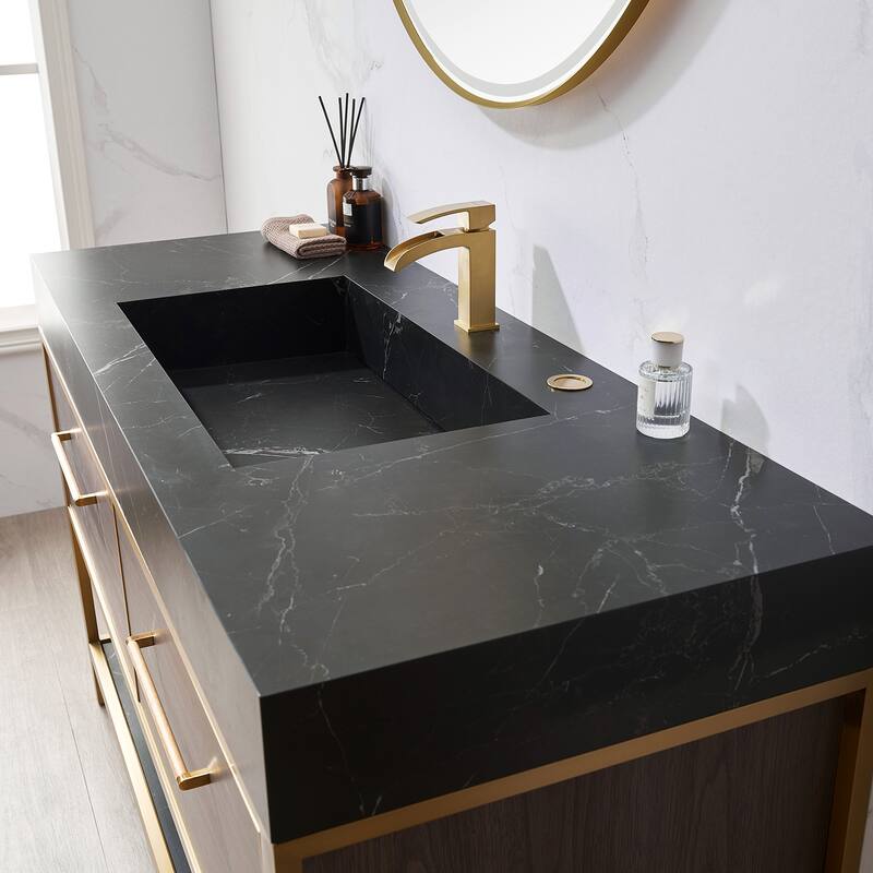 Segovia Bath Vanity with Sintered Stone Top