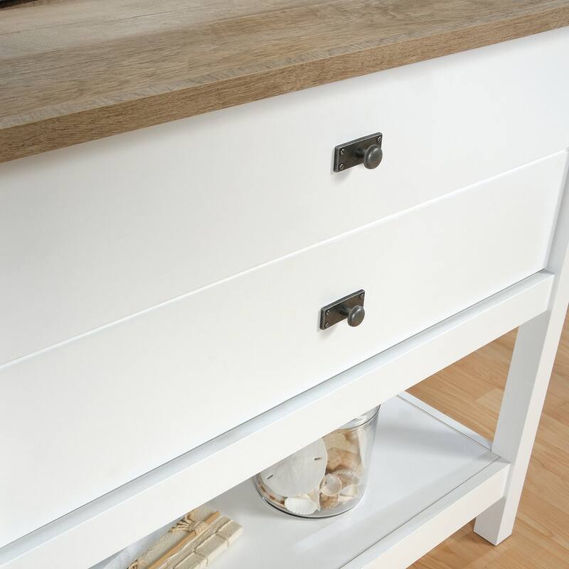 Engineered Wood Coastal Lateral File with Lower Shelf