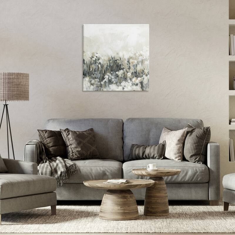 Stupell Grey & Beige Landscape Canvas Wall Art Design By June Erica Vess