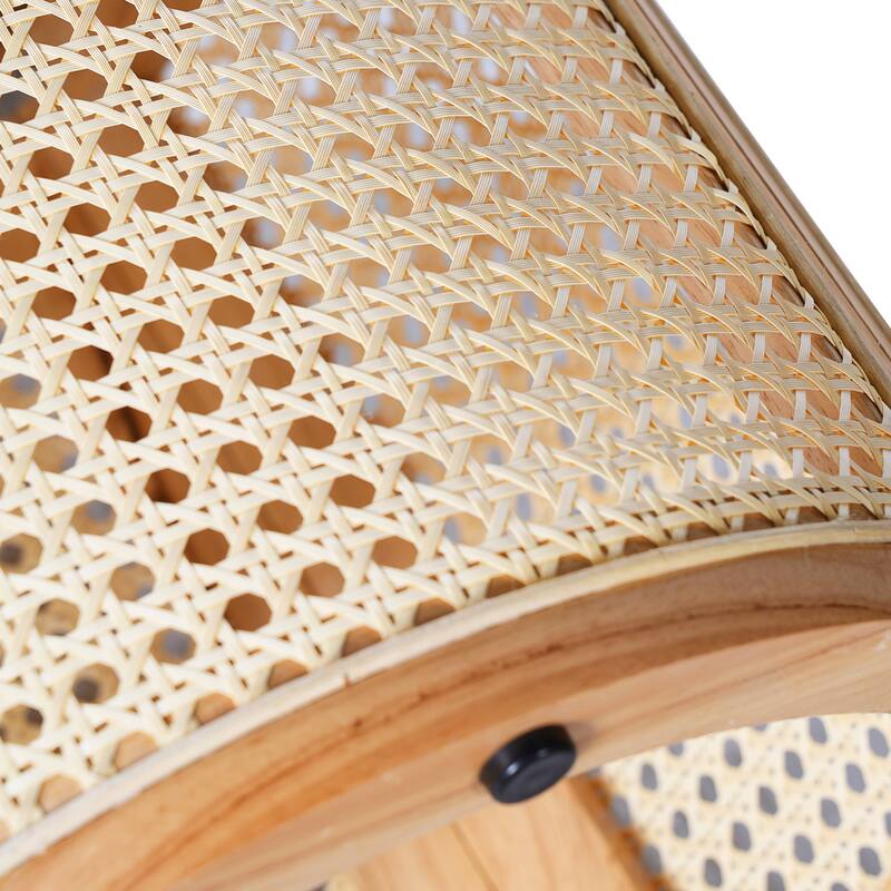 Christopher Knight Home - Elna Round Rubber Solid Wood Side Table in Natural Finish, Compact Modern Accent