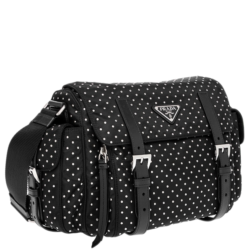 Prada Studded Shoulder Bag