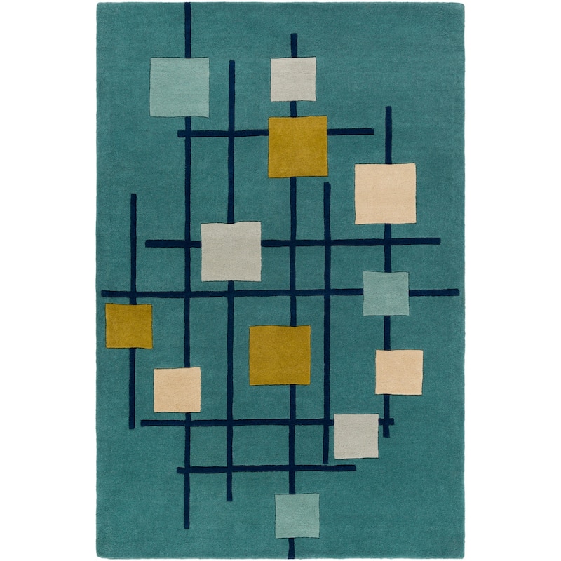 Livabliss Mid-Century Modern Forum Abstract Area Rug