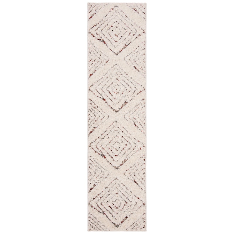 SAFAVIEH Santorini Shag Johannah Abstract 1.2-inch Thick Rug