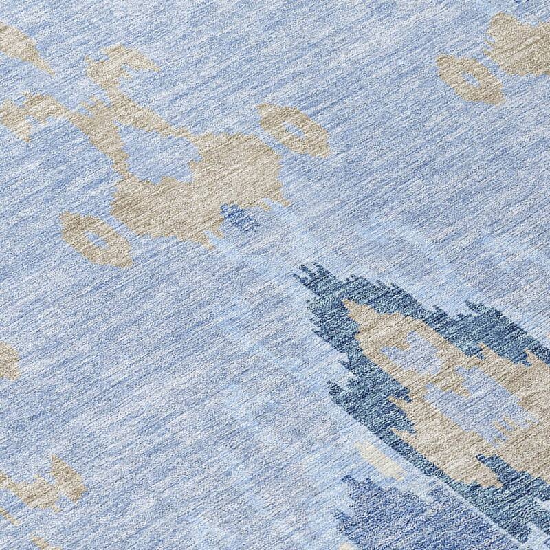 HomeRoots Ikat Transitional Rectangle Outdoor Rug