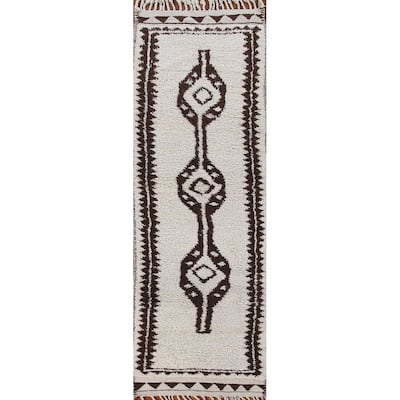 Plush Turkish Anatolian Runner Rug Hand-knotted Wool Carpet - 3'2"x 11'5"