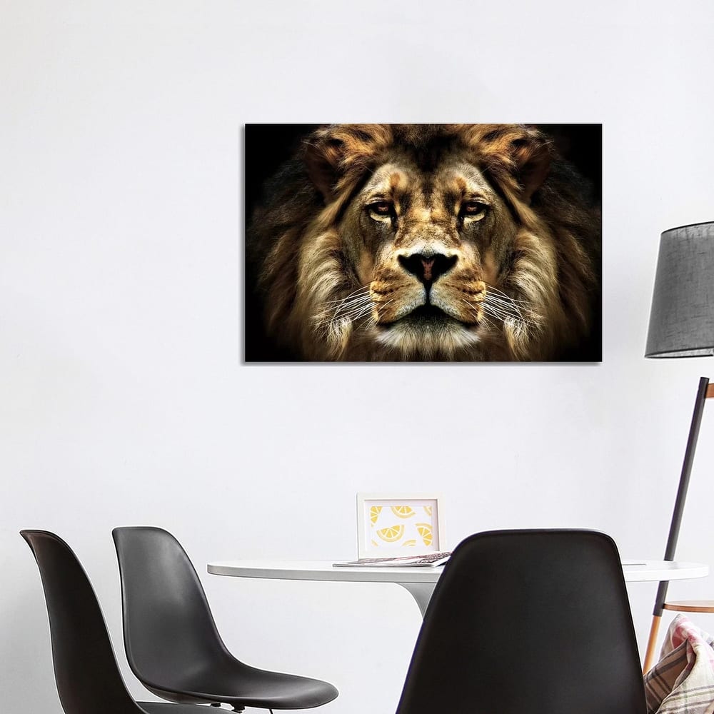 iCanvas "The Lion" by SD Smart Canvas Print