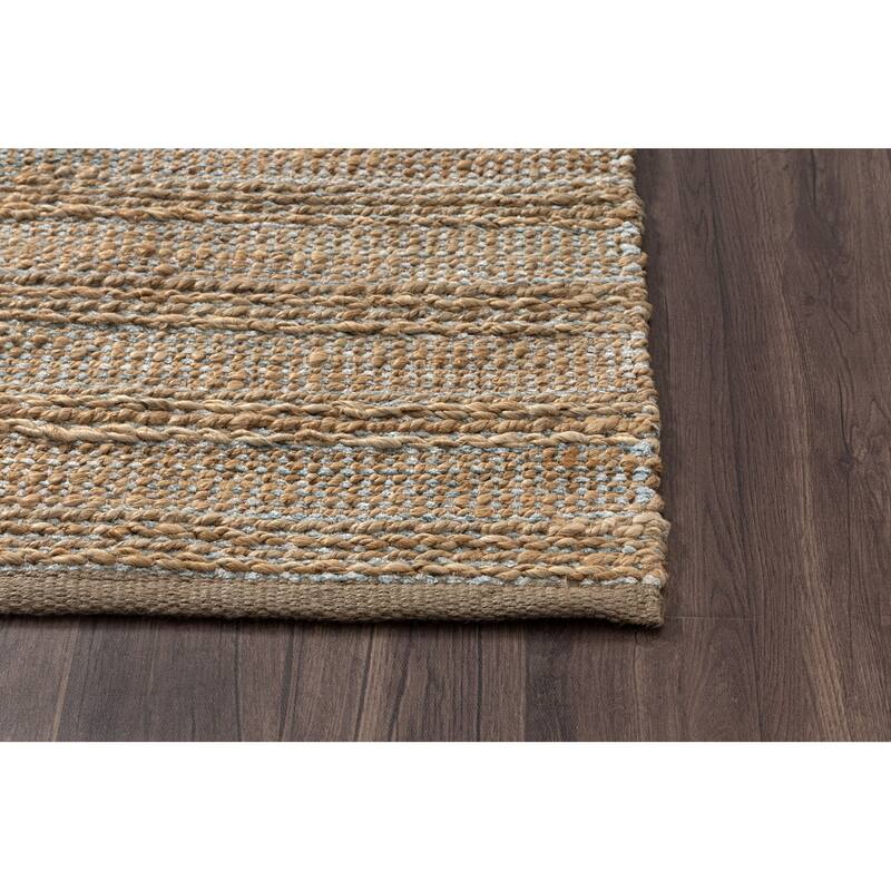 Sevita Neveah Farmhouse Jute and Chenille Indoor Area Rug