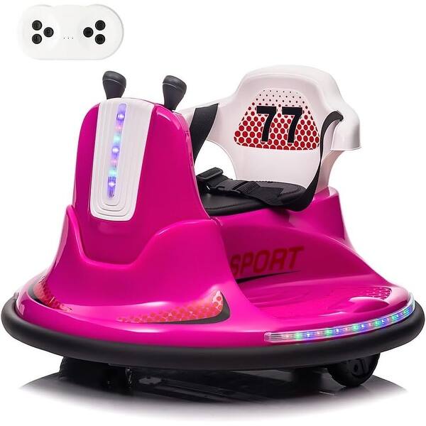 slide 2 of 28, Ride On Bumper Car Pink
