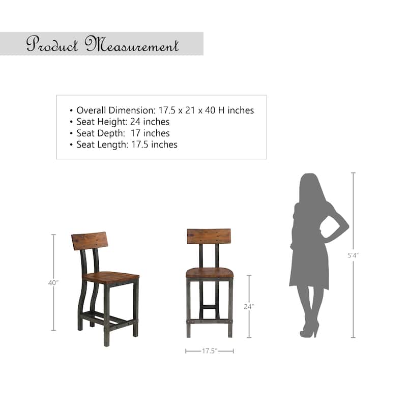 Rupert Counter Height Chair (Set of 2)