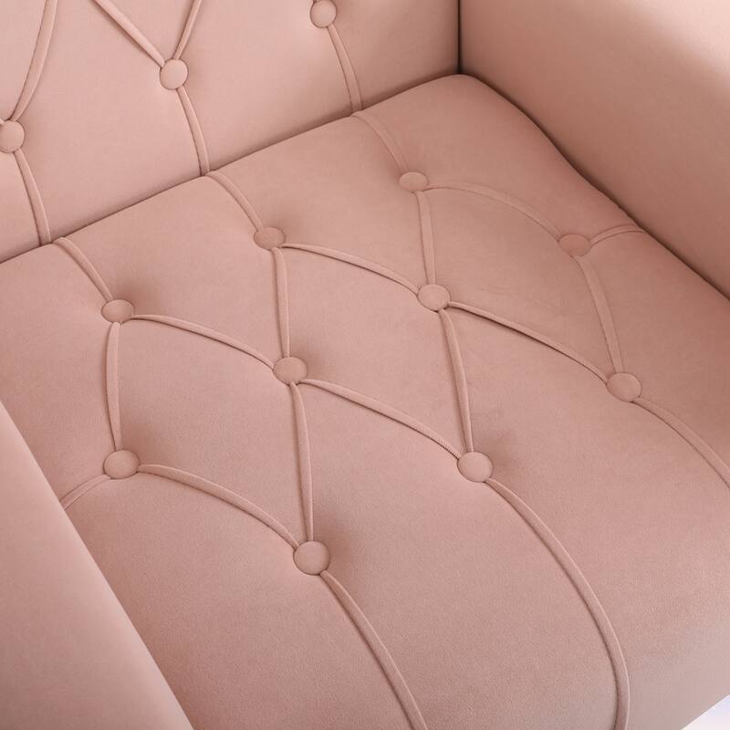 Modern Accent Chair with Ottoman for Living Room