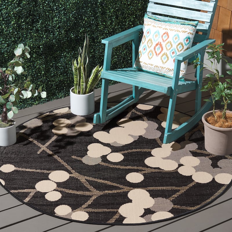 SAFAVIEH Courtyard Delois Indoor/ Outdoor Waterproof Patio Backyard Rug